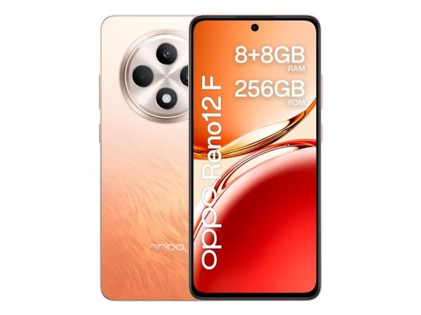 OPPO Reno12 F 4G, 16.9 cm (6.67"), 8 GB, 256 GB, 50 MP, Android 14, Orange Oranssi