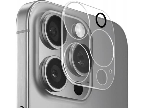 Puro Camera karkaistu lasi kamerasaareen iPhone 16 Pro / iPhone 16 Pro Max -puhelimille