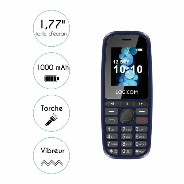 Mobiltelefon Logicom Posh 402 Blå