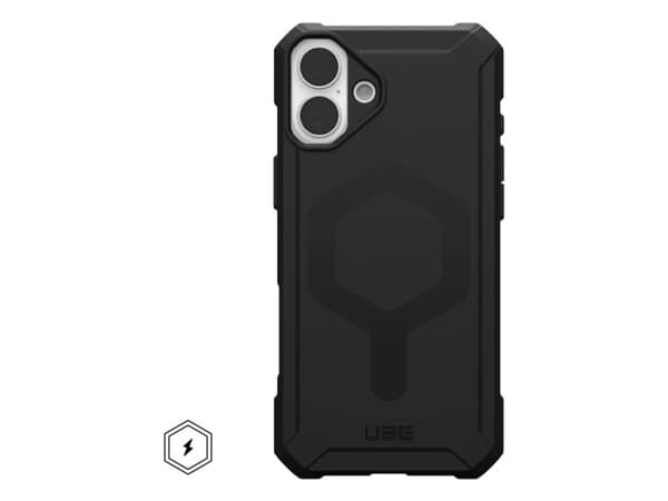 UAG UAG Essential Armor Magsafe - beskyttelsesdeksel for iPhone 16 Plus kompatibel med MagSafe (svart)