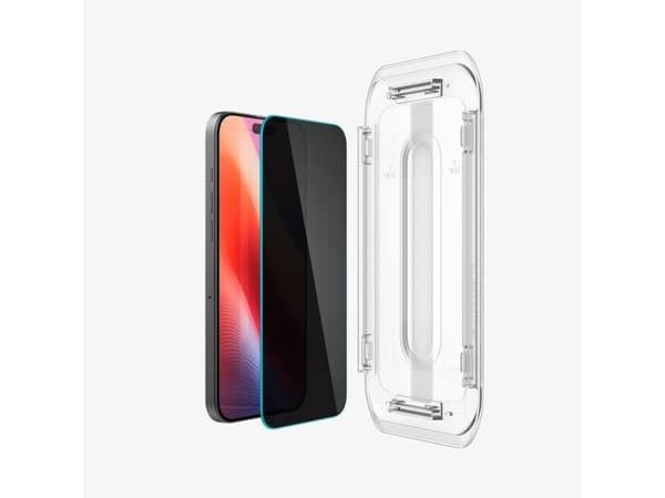 Spigen GLAS.tR EZ Fit, Apple, iPhone 16 Pro, Transparent, 2 styck