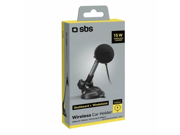 SBS TESUPPMAG15WLONGARM, matkapuhelin/älypuhelin, auto, harmaa