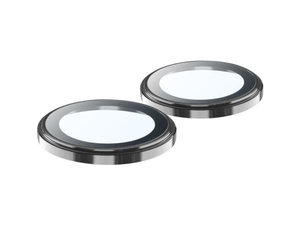 Cellularline CAMERARINGIPH16, Apple, iPhone 16, iPhone 16 Plus, naarmuuntumaton, iskunkestävä, musta, läpinäkyvä, 1 kpl