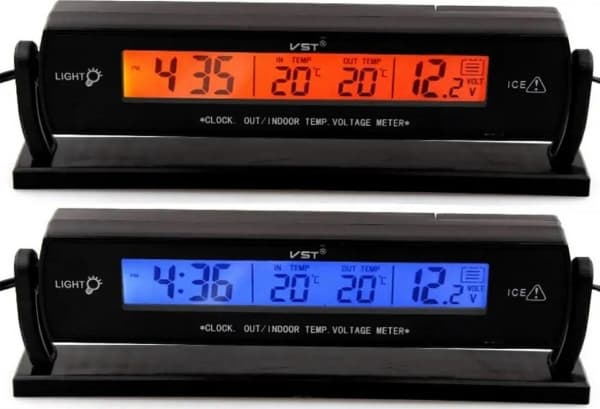 ATL AG97B Klocka termometer voltmeter 3in1