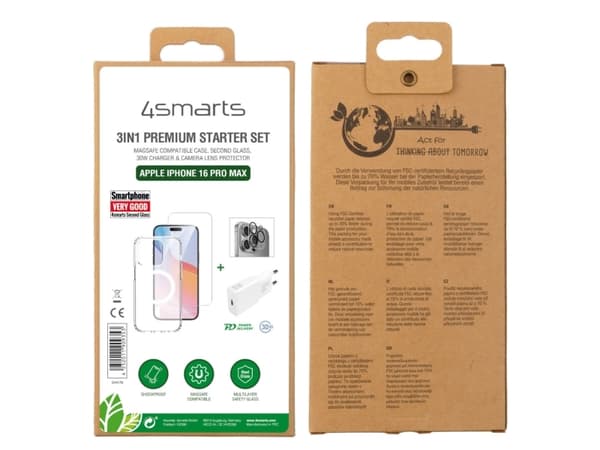 4smarts 541178, inomhus, AC, Transparent, Vit