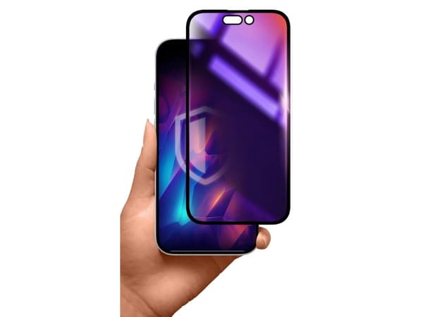 Herdet personvernglass for Apple iPhone 14 Pro Max - 3mk Rainbow Privacy