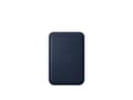 Miniatyrbilde 3 av 5: Apple - Lomme for mobiltelefon / kredittkort - MagSafe-samsvar - mikrotvill, FineWoven - mørkeblå
