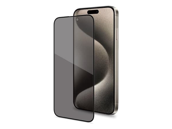 Privacy Screen Protector iPhone 16 i herdet glass