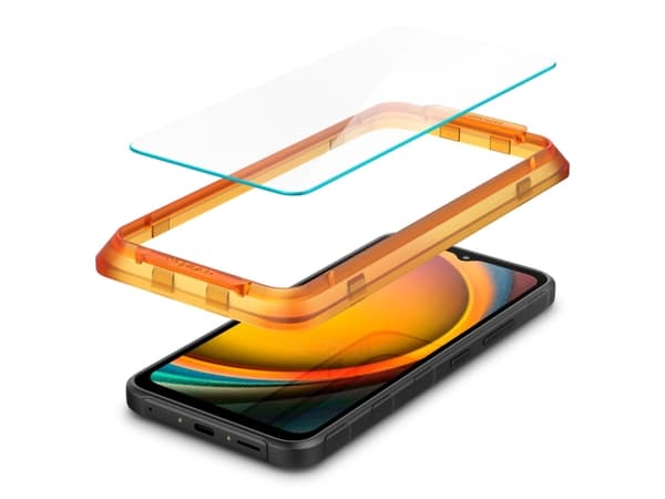 Spigen GLAS.tR Slim AlignMaster, Samsung, Galaxy XCover 7, Reptålig, Transparent, 2 styck