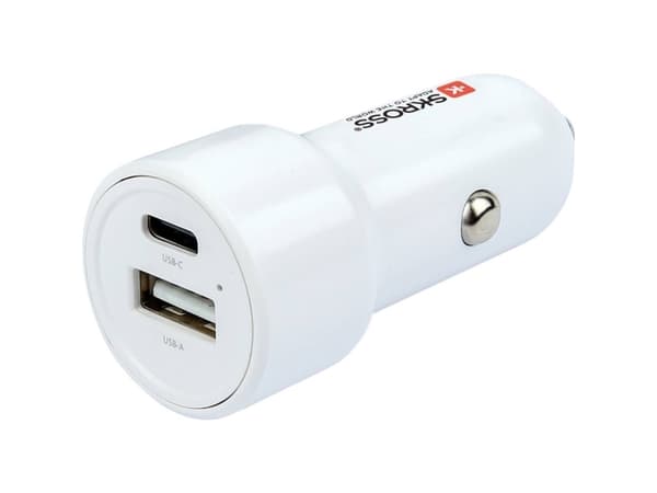 Skross Bil elektrisk spænding-stikforbindelse Tilladt belastning strøm maks.=3.25 A 12 V til 5 V, 12/24 V, 24 V til 5 V