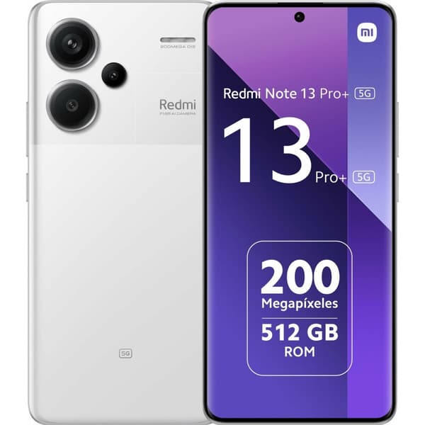 Smartphone Xiaomi REDMI NOTE 13 PRO+ 6,67" Mediatek Dimensity 7200 Ultra 12 GB RAM 512 GB Hvid