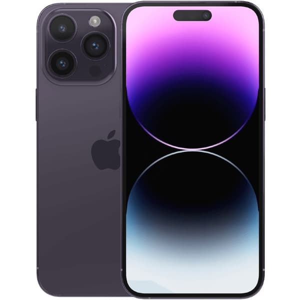 iPhone 14 Pro Max Deep Purple 256 GB Klass B 100% batteri (refurbished) Lila