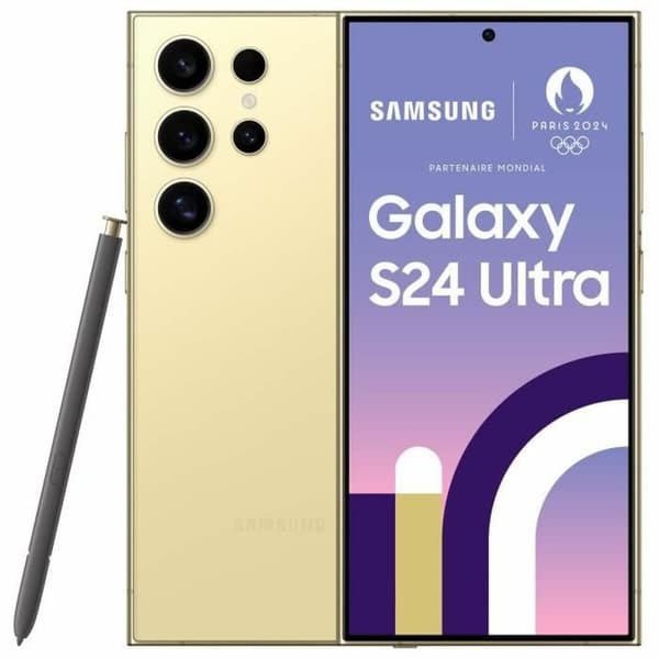 Smartphone Samsung 12 GB RAM 256 GB Gul Titan, Gul