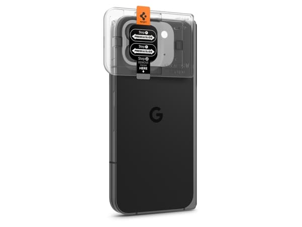 Spigen GLAS.tR EZ Fit Optik, Google, Google Pixel 9 Pro Fold (2024), Støvresistent, Ripebestandig, Gjennomsiktig, 2 stykker