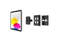 Miniatyrbild 5 av 5: Compulocks Universal Tablet Magnetic Wall Mount - Monteringssats (väggmonteringskonsol, magnetisk montering) - för surfplatta - stål - svart - monter