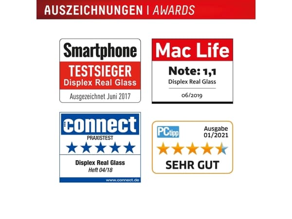 Displex 02013, Apple, iPhone 15 Plus/15 Pro Max/16 Plus, Torr applicering, Smutsavvisande, Slagtålig, Reptålig, Transparent, 1 styck