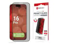 Miniatyrbild 2 av 5: Displex 01999, Apple, iPhone 16 Pro, Torr applicering, Smutsavvisande, Slagtålig, Reptålig, Svart, Transparent, 1 styck