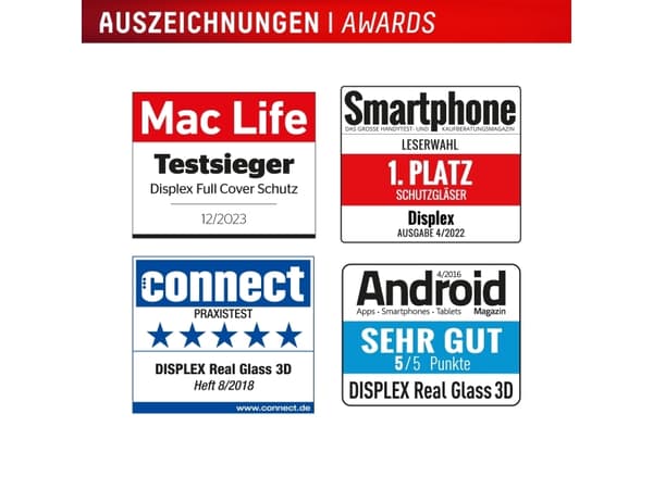 Displex 02015, Apple, iPhone 16 Plus, Likaa hylkivä, iskunkestävä, naarmunkestävä, iskunkestävä, musta, läpinäkyvä, 1 kpl