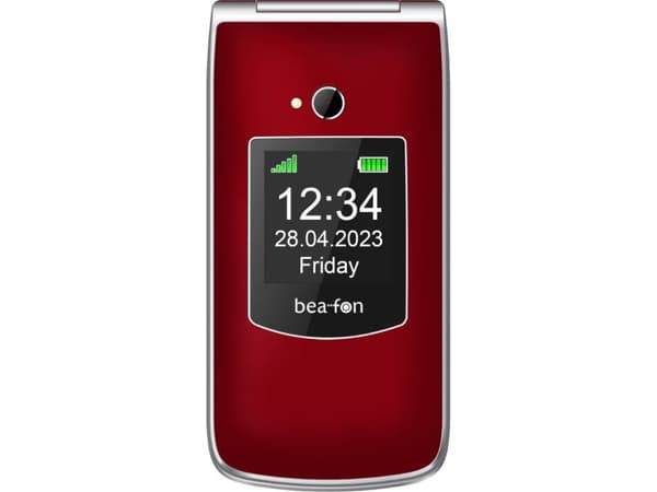 Beafon SL605, Gripare, Ett SIM-kort, 6,1 cm (2.4"), Bluetooth, 800 mAh, Röd Röd