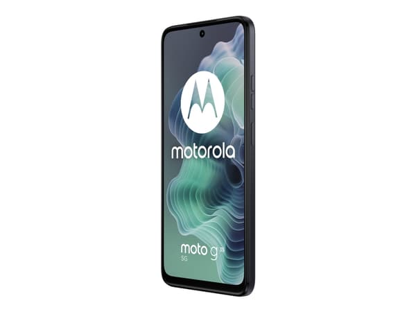 Motorola Moto G35 - 5G smarttelefon - dobbelt-SIM - RAM 4 GB / Internminne 128 GB - microSD slot - LCD-display - 6.72" - 2400 x 1080 piksler (120 Hz) Sort