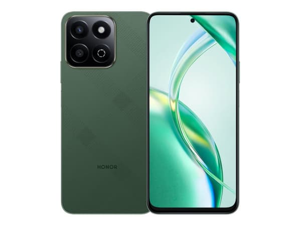 Honor 200 Smart - 5G smarttelefon - dobbelt-SIM - RAM 4 GB / Internminne 256 GB - LCD-display (TFT) - 6.8" - 2412 x 1080 piksler (120 Hz) - 2x bakkam Grønn