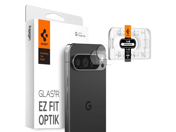 Spigen GLAS.tR EZ Fit Optik, Google, Google Pixel 9 Pro (2024), Pölynkestävä, Naarmuuntumaton, Läpinäkyvä, 2 kpl