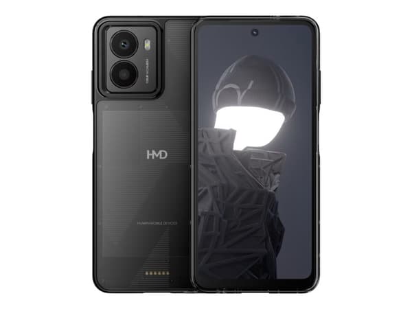 HMD Fusion - 5G pekskärmsmobil - dual-SIM - RAM 8 GB / Internminne 256 GB - microSD slot - 6.56" - 1612 x 720 pixlar (90 Hz) - 2 bakre kameror 108 MP Svart