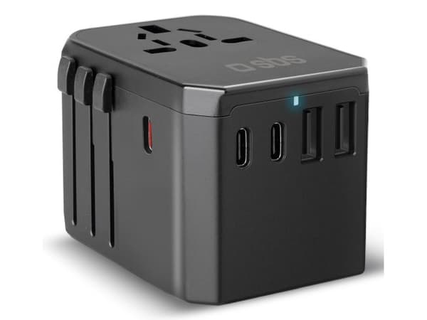 SBS TEADAPTGAN70WUNI, Innendørs, AC, Sort Sort