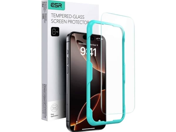 esr 1D76500301, Apple, iPhone 16 Pro Max, Slagbestandig, Ripebestandig, Gjennomsiktig, 3 stykker