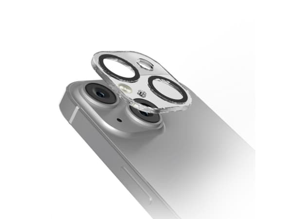 SBS TED3OCAMGLIP15, Apple, iPhone 15, iPhone 15 Plus, iskunkestävä, iskunkestävä, musta, läpinäkyvä, 1 kpl