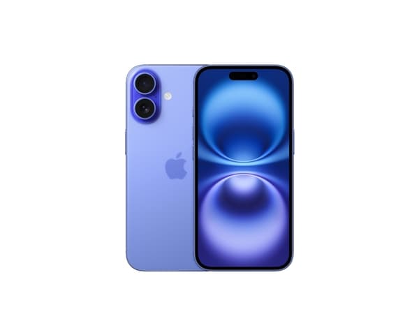 Apple iPhone 16 , 15,5 cm (6.1"), 2556 x 1179 piksler, 128 GB, 48 MP, iOS 18, Blå
