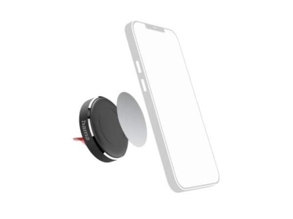 Hama Magnet, Mobiltelefon / smartphone, Passiv hållare, Bil, Svart