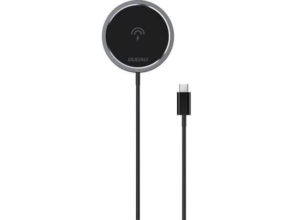 Dudao lader Dudao A12XS MagSafe USB-C induktiv lader, 15W, svart Sort