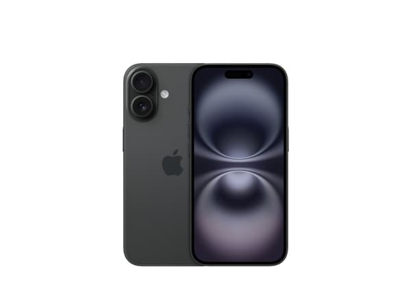 Apple iPhone 16 , 15,5 cm (6.1"), 2556 x 1179 pixlar, 256 GB, 48 MP, iOS 18, Svart musta