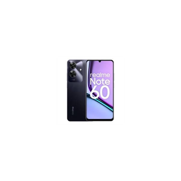 Realme Notes 60 6+128GB 6.75" Marble Black ITA musta, Marmorinvärinen