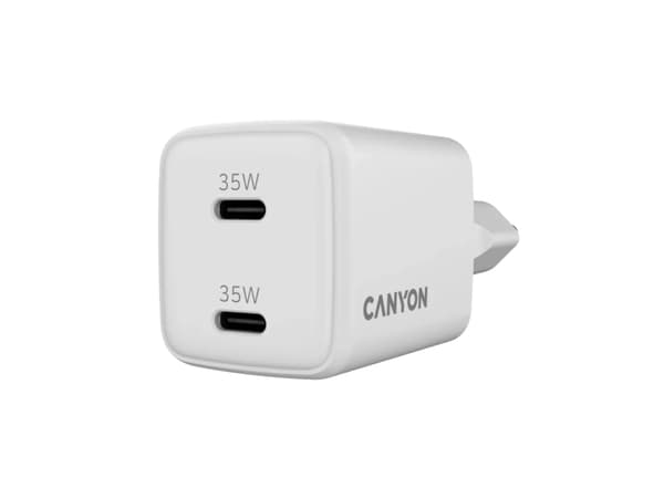Canyon CU35CC, Innendørs, AC, Trådløs lading, Hvit