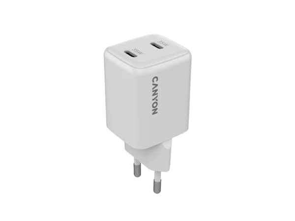 Canyon CU35CC, Innendørs, AC, Trådløs lading, Hvit