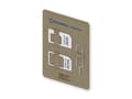 Miniatyrbilde 4 av 4: Teltonika PR5MEC19, SIM-kortadapter, Micro-SIM, Nano-SIM, SIM i full størrelse, 2 stykker, Grå, Rustfritt stål