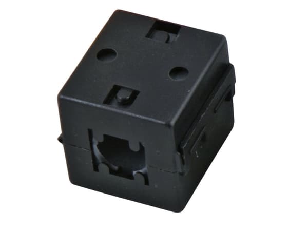 EFB-Elektronik Ferriittitoroidi 13,0mm musta, malli: kulmikas (71508.1)