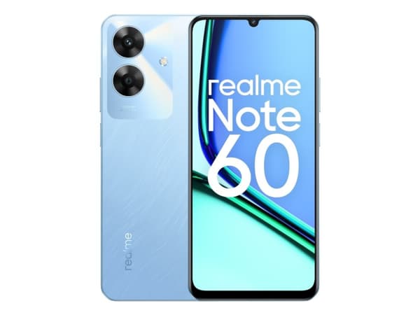 Realme Note 60 - 4G smarttelefon - dobbelt-SIM - RAM 6 GB / Internminne 128 GB - microSD slot - 6.74" - 1604 x 720 pixels (90 Hz) - 2x bakkameraer 32