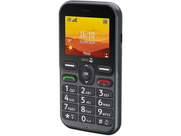DORO Leva L11 - 4G funksjonstelefon - RAM 64 MB / Internminne 128 MB - microSD slot - LCD-display (TFT) - 320 x 240 piksler (60 Hz) - rear camera 2 M