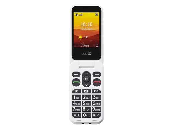 DORO Leva L21 - 4G funktionstelefon - RAM 64 MB / Internminne 128 MB - microSD slot - LCD display (TFT) - 320 x 240 pixlar (60 Hz) - rear camera 2 MP