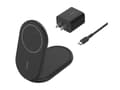 Miniatyrbild 3 av 5: Belkin BoostCharge - Trådlöst laddställ - magnetisk, hopfällbar, med Qi2 + växelströmsadapter - 15 Watt - 3 A - Fast Charge, Strömmatning 3.1 - svart