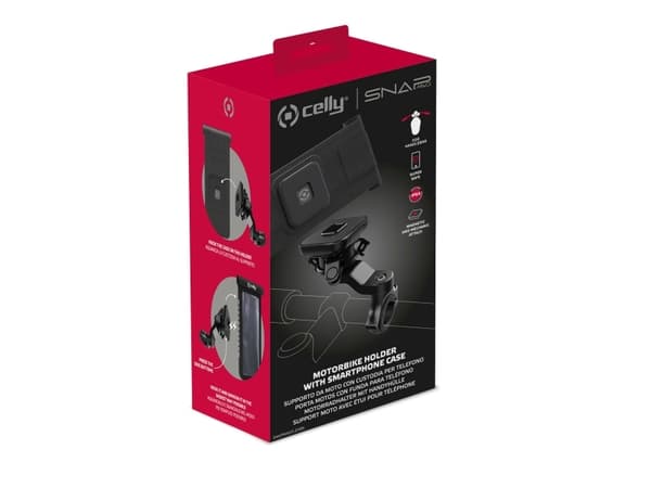Celly SNAPMAGFLEXBK, Mobiltelefon/smarttelefon, Plate / UMPC, Passiv holder, Universell, Sort