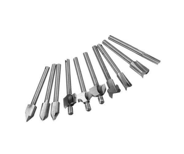 Set mini (dremel) jyrsimet 3,175 mm (10 kpl)