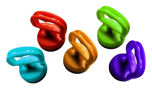 Sats med 5 sugverktyg av plast (5 kg, slumpmässiga färger)