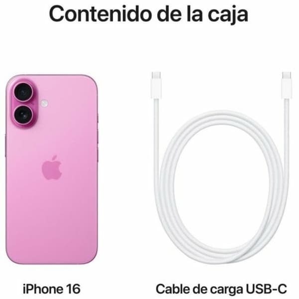 Smartphone Apple MYEA3QL/A Hexa Core 8 GB RAM 128 GB Pink 6,1"