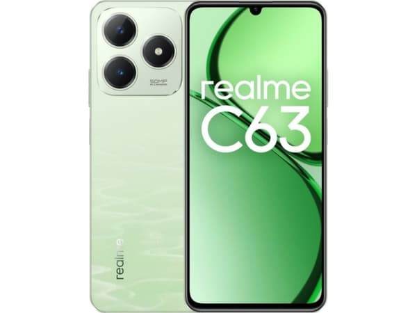 realme C63, 17 cm (6.7"), 8 GB, 256 GB, 50 MP, Android 14, Grønn