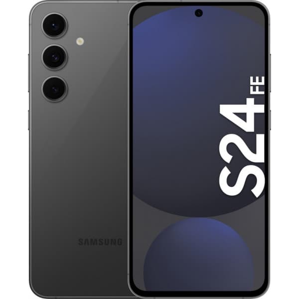 Samsung Galaxy S24 FE 5G-telefon, 128/8 GB, sort Grafit