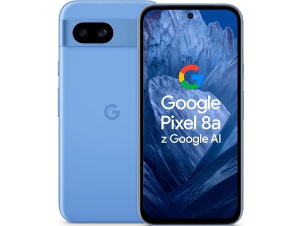 Google Pixel 8a - 5G smarttelefon - dobbelt-SIM - RAM 8 GB / Internminne 128 GB - OLED-display - 6.1" - 2400 x 1080 piksler (120 Hz) - 2x bakkameraer